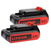 2 Pack Lbxr20 Battery 2500Mah Replace For 20V Battery Max Lithium Lb20 - $54.99