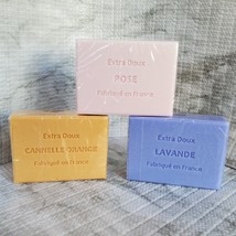 Scented French Soap, set of 3 bars, Un Coin de Provence, Lavender, Orange, Rose