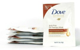6 Packets Dove 1.5 Oz Anti Frizz Smooth & Softens Oil Therapy Hair Treatment - $25.99