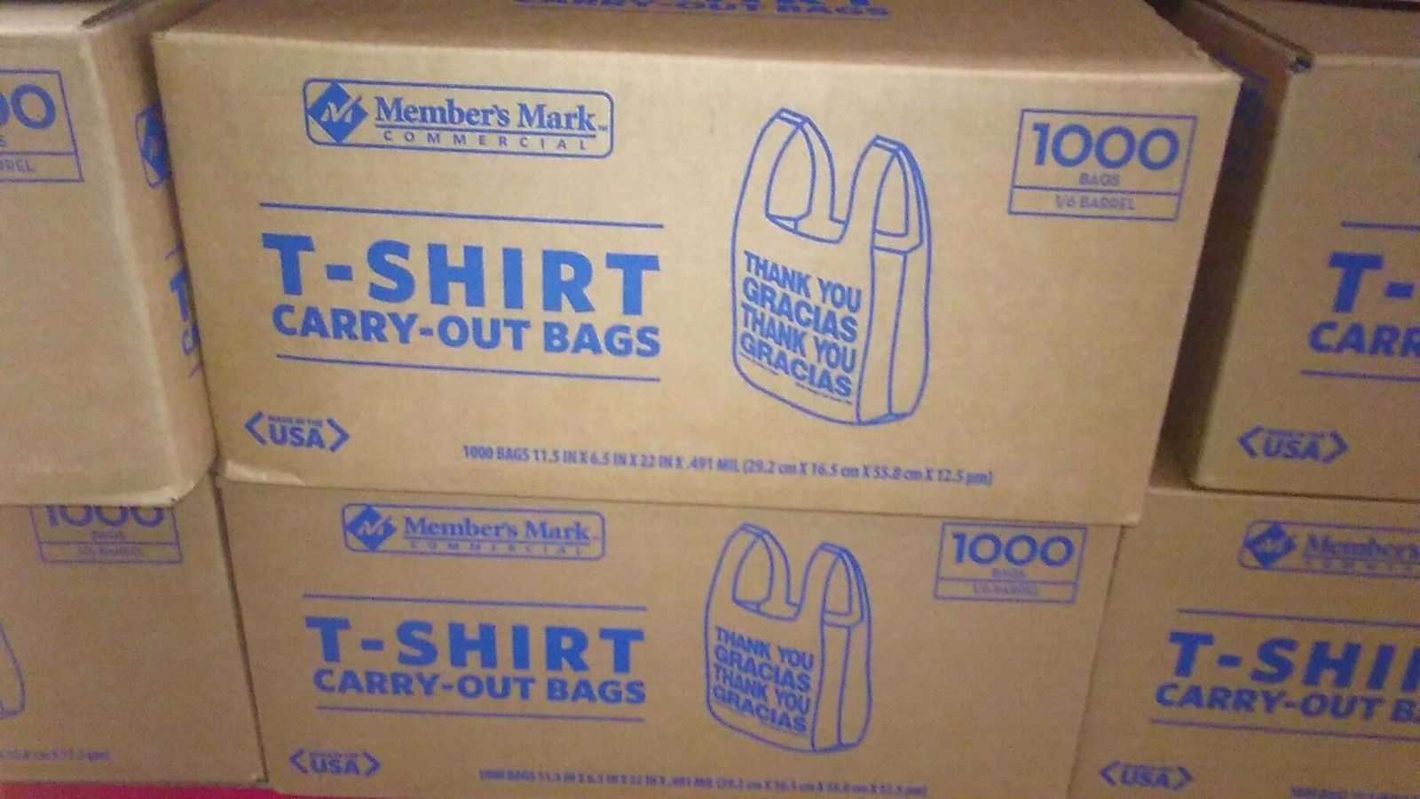 Member S Mark T Shirt Carryout Bag 1000 And 50 Similar Items Member S Mark T Shirt Carryout Bag 1000 And 50 Similar Items
