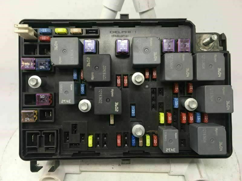 2005 Chevrolet Silverado 1500 Fusebox Fuse Box Relay Module 14093 ...