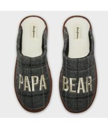 NEW Men's Dluxe by Dearfoams Papa Bear Slide Slippers Gray M (9-10)  L (11-12) - $16.99