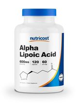 Nutricost Alpha Lipoic Acid 600mg Per Serving 120 Caps, 60 Servings - $30.68