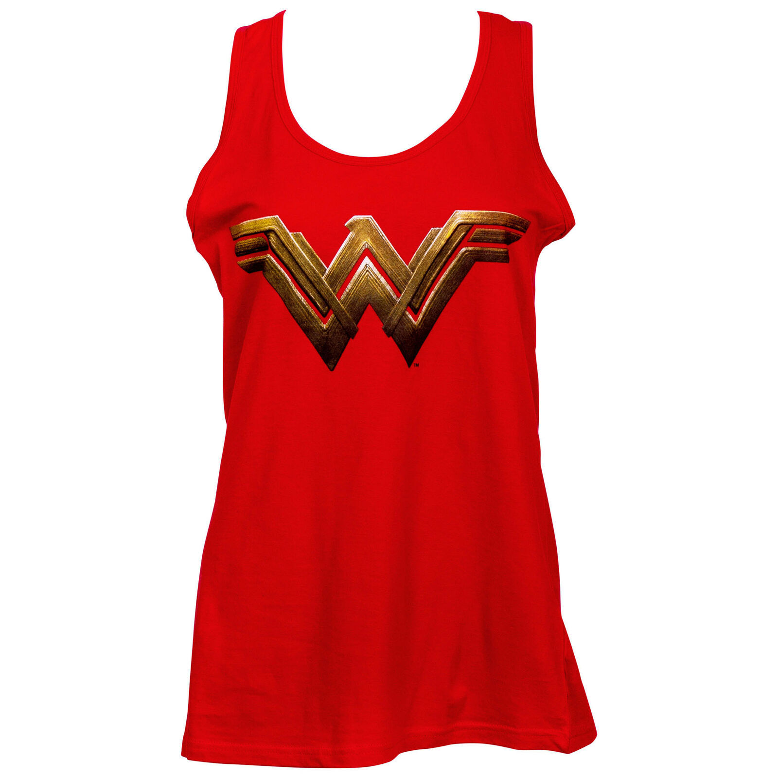 Wonder Woman Logo Women's Red Tank Top Red - Tops