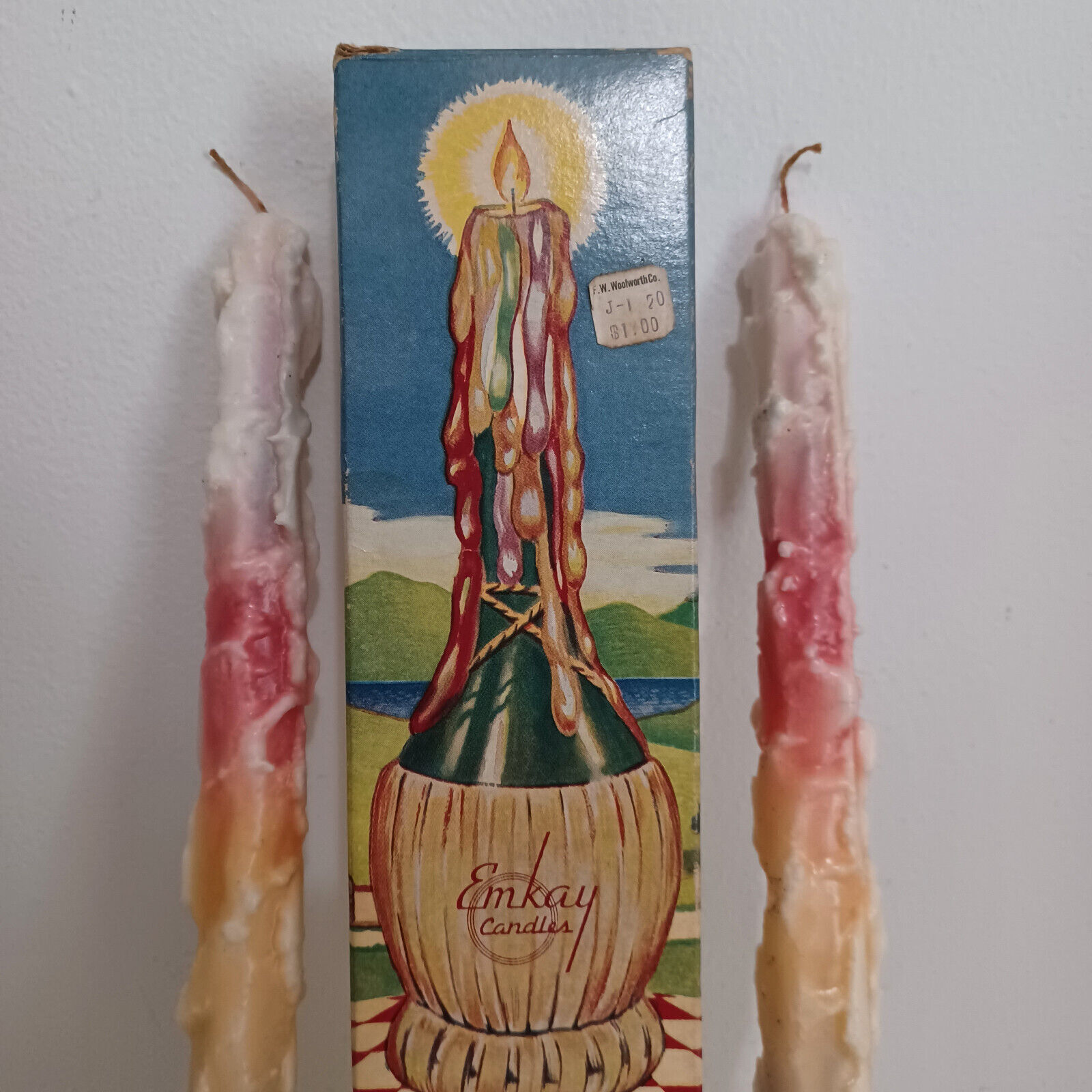 Drip Candles Make a Rainbow Self Coloring Emkay De Luxe Muench Kreuzer