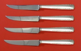 Camellia by Gorham Sterling Silver Steak Knife Set 4pc HHWS  Custom Made 8 1/2" - $247.10