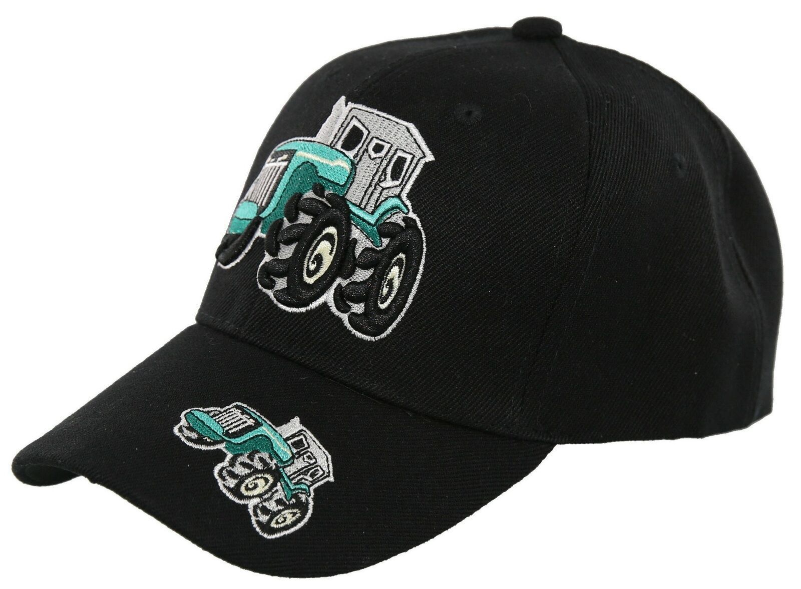 NEW! BIG FARM TRACTOR BALL CAP HAT BLACK Men's Hats