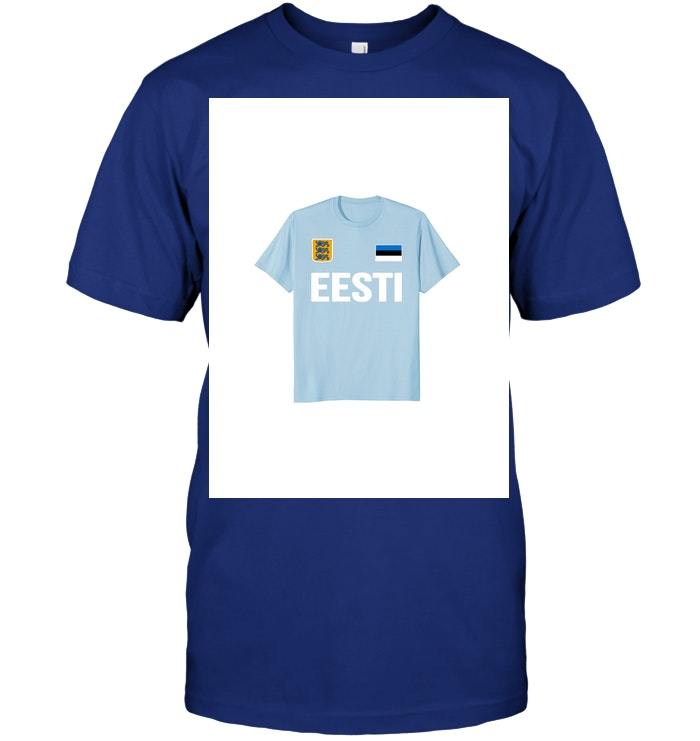 Eesti T shirt Estonian Flag Estonia Soccer Jersey Style TShirts