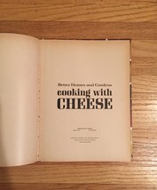Vintage 1966 Better Homes and Gardens Cooking with Cheese Cookbook- hardcover image 2