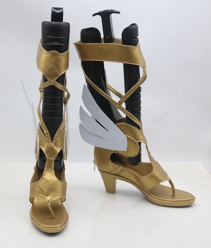 Overwatch Angela Ziegler Mercy Skin Winged Victory Cosplay Boots Buy