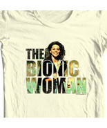 Bionic Woman t-shirt retro TV show Six Million Dollar Man tan graphic te... - $19.99+