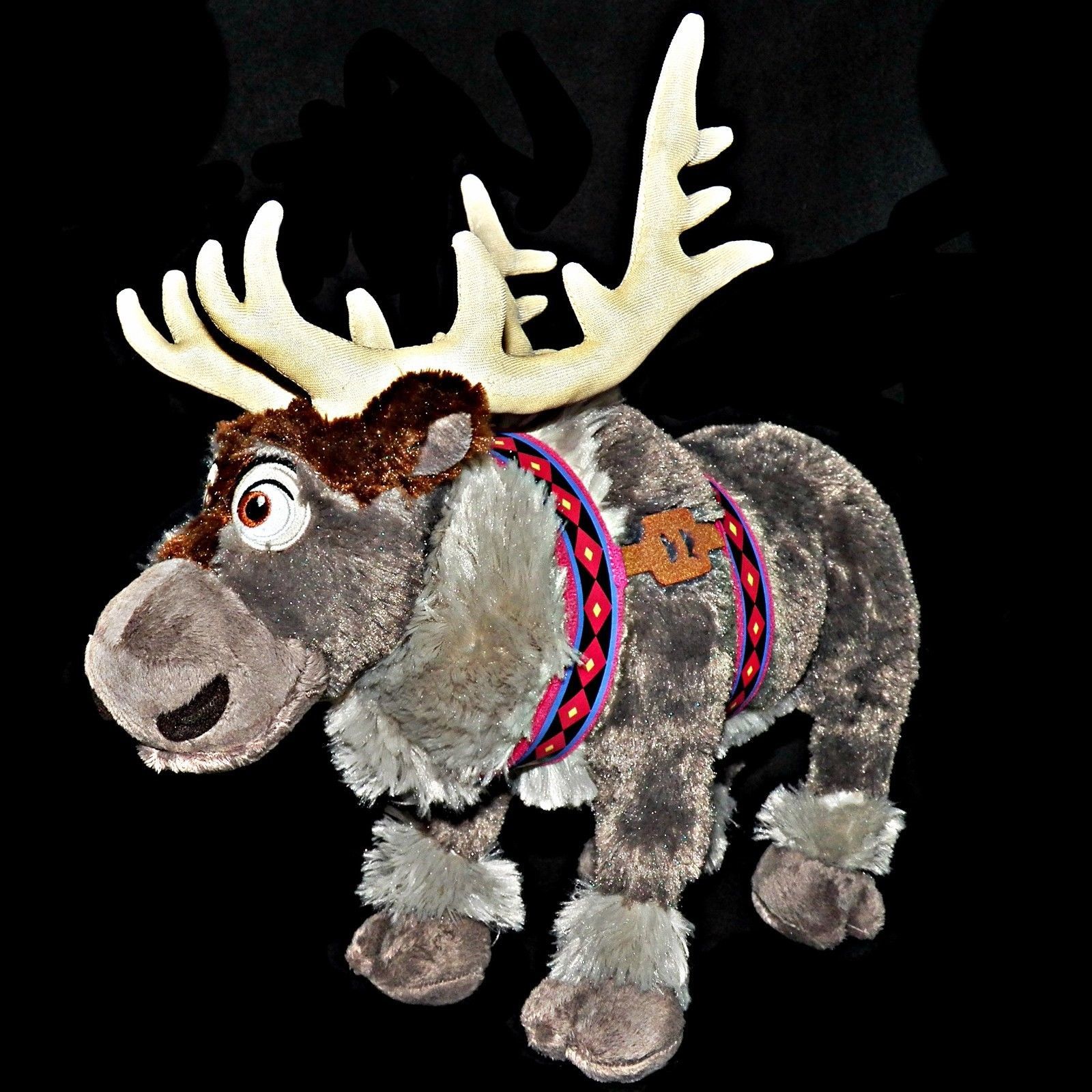 FROZEN SVEN HOLIDAY PLUSH REINDEER 14" NWT GENUINE AUTHENTIC DISNEY STORE PATCH