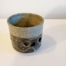 Somayaki Tea Cup, Vintage Somaware, Made in Japan, Planter, Candle Holder image 2