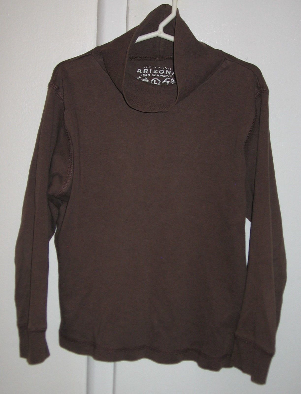 Arizona Jean Co Long Sleeve Brown Shirt 
