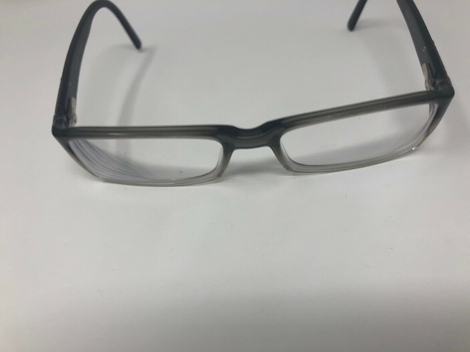 PERRY ELLIS Eyeglasses Frame PE292-3 56-19-140 Clear Grey Fade Polish ...