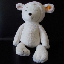 Steiff Sugar Lamb Plush Cuddly Friends Stuffed Animal 16&quot; Tall Lovey - $24.74