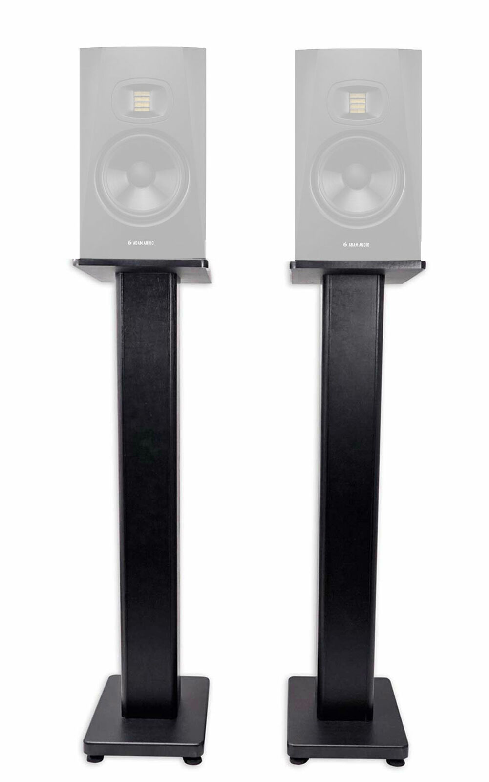 (2) Rockville 36 Studio Monitor Speaker Stands For ADAM Audio S3V Monitors