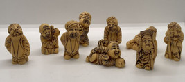 Large collection of small under 2 inches Asian figures figurines in vari... - $12.19