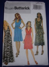 Butterick Misses Dress Size 6-12 #B5489 - $5.99