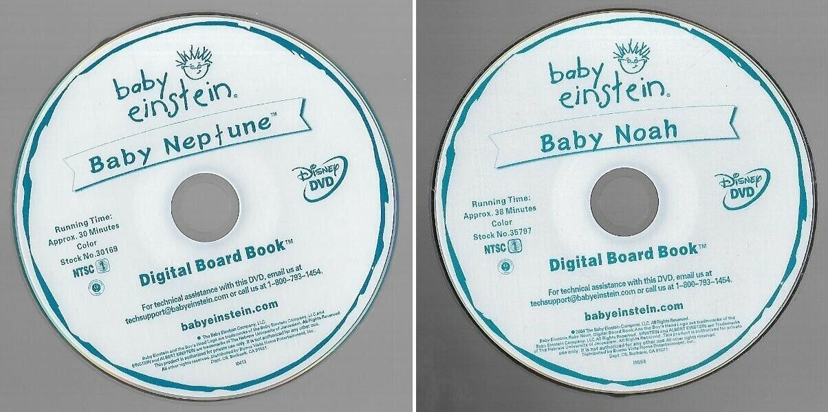 Baby Einstein Digital Board Book DVD Collection of Lot of 22 Discs