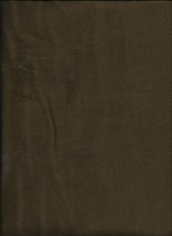 New Brown 2 Ply Soft Double Napped Flannel Solid Fabric by the Half Yard - $4.70