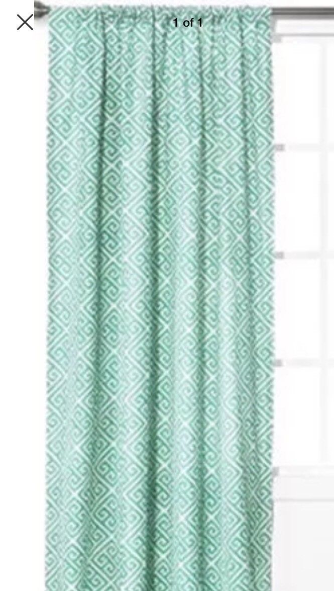 One Threshold Greek Key Curtain Window Panel And Similar Items