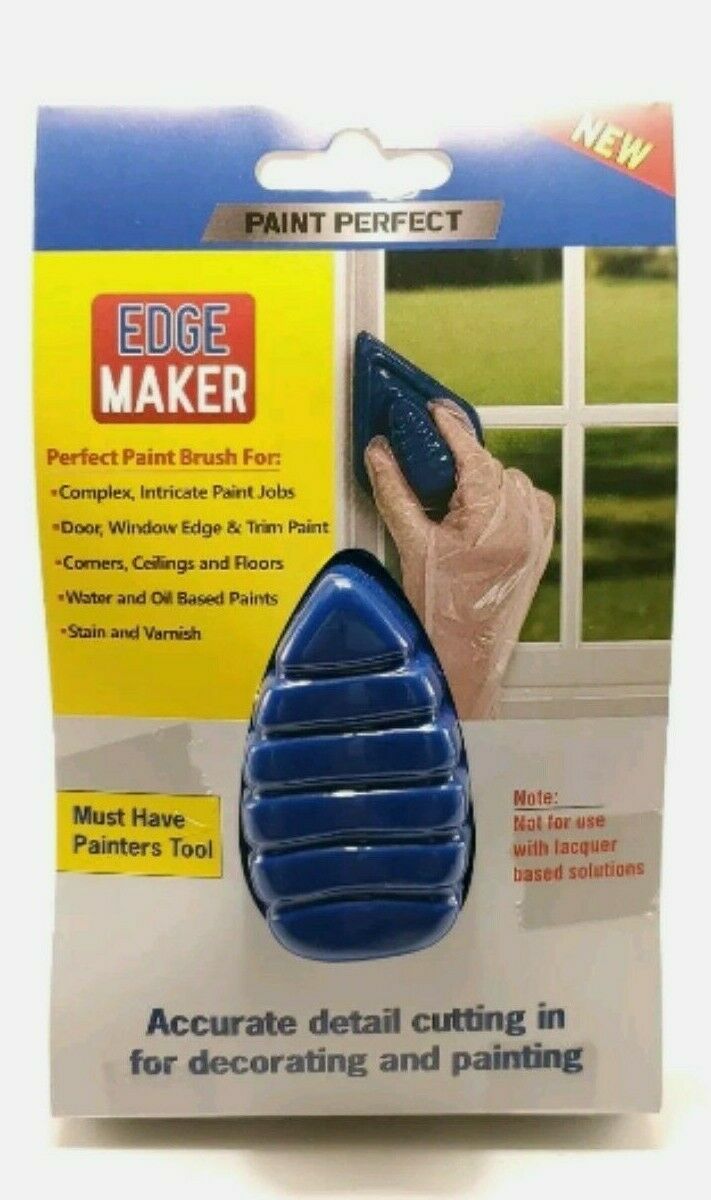 Paint Perfect Edge Maker Blue Paint Brush Tool For Painters Corners USA