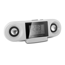 iPod or MP3 Amplifier Speaker with Clock - $17.00
