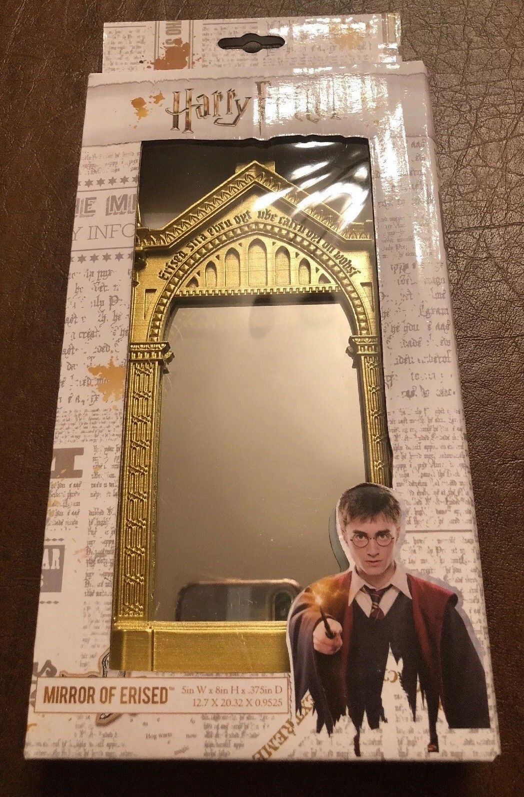 Harry Potter Mirror Of Erised Replica Table Top Or Hanging Gold Frame Mirror Compact Mirrors