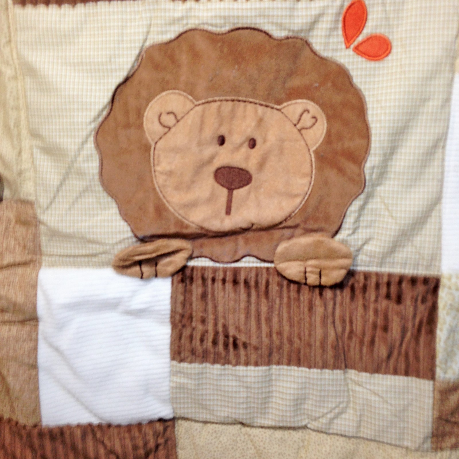 Cocalo Baby Blanket Safari Animals Quilt Zebra Monkey Giraffe Hippo 42" x 36" Blankets & Throws