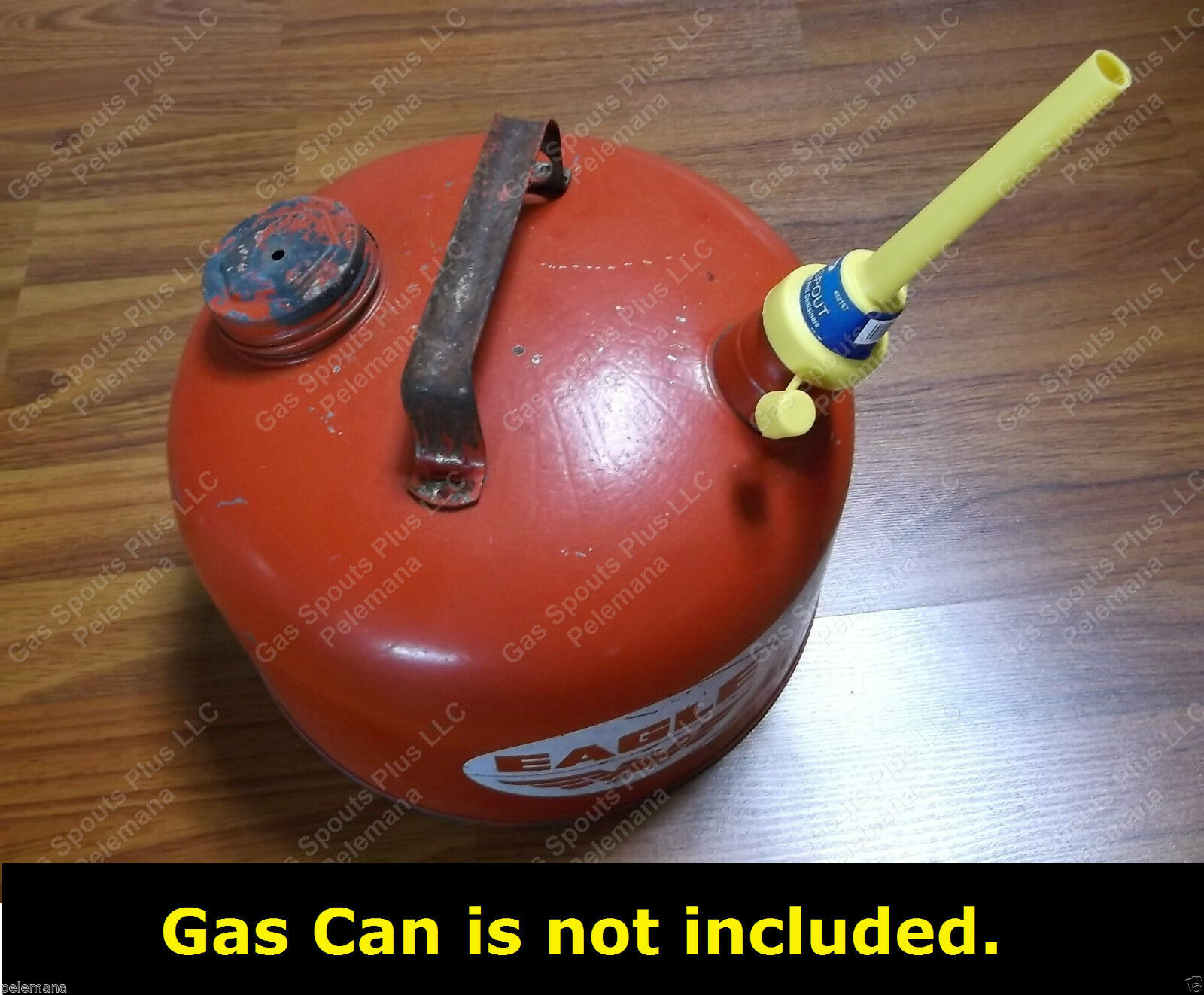 2 New Flexible Fuel Spouts w/ Airtight Cap FITS 1.5" EAGLE METAL GAS