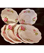 Camellia Coldport Pink Saucers (6) Made in England Bone China - $32.00