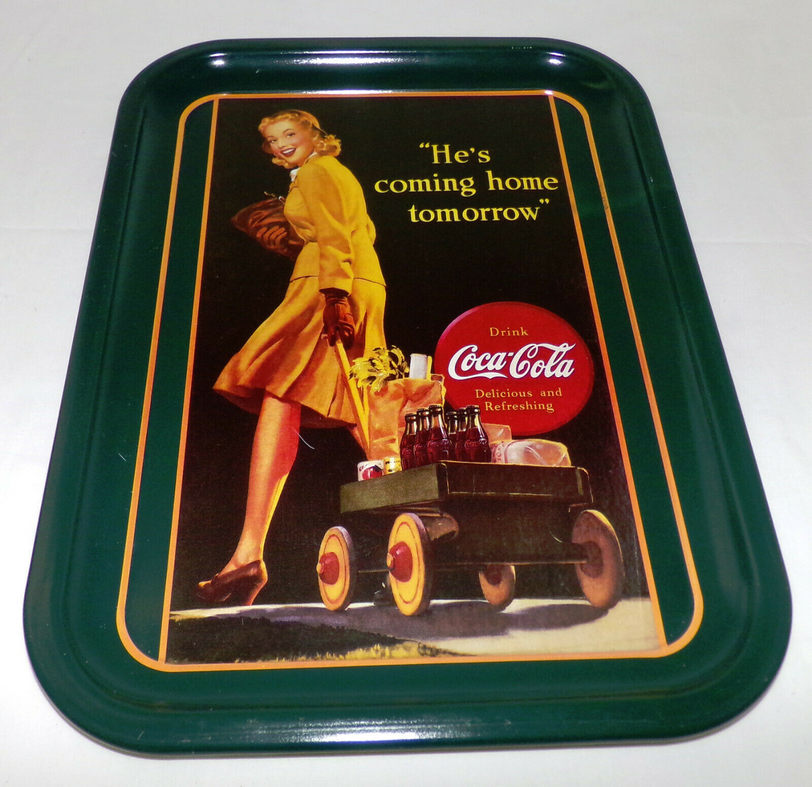 original coca cola tray