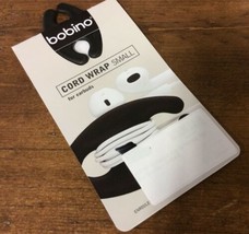 NEW Bobino Cord Wrap Small Charcoal Black for Earbuds Earphones FREE SHIP - $6.80