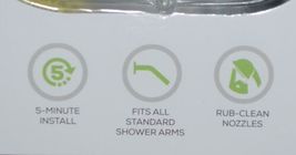 Simply Clean 8069000SC Chrome Finish Handheld Shower Showerhead Combo Kit image 5
