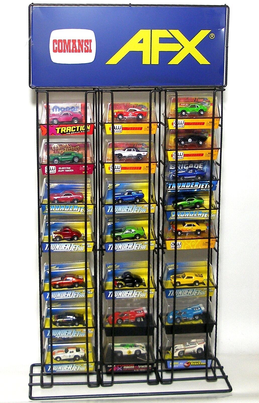 Autoworld, JL & AFX Slot Car Store Display Holds 2427 Boxes! Unused