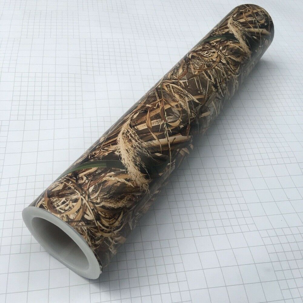 152x3m Shadow Grass Realtree Camouflage Vinyl Film Wrap With Air Bubble Free Decals And Stickers 