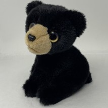 Wild Republic Plush Big Eye Black Bear Cub 7" Soft Stuffed Animal Toy 2011 K & M - $13.37