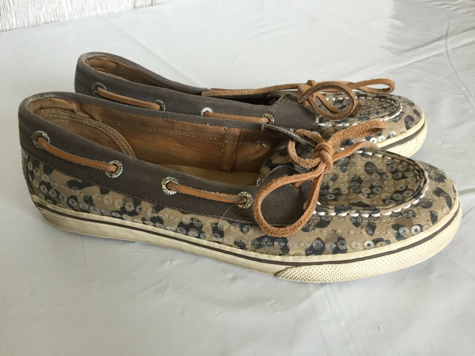 sperry top sider sequin boat shoes