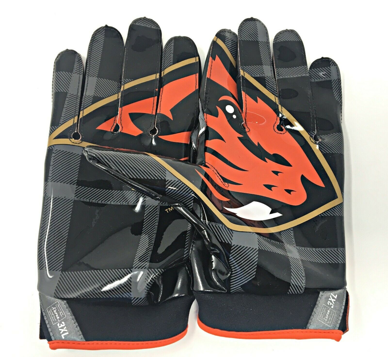 Nike Vapor Jet 2.0 Oregon State Beavers NCAA Receiver Football Gloves