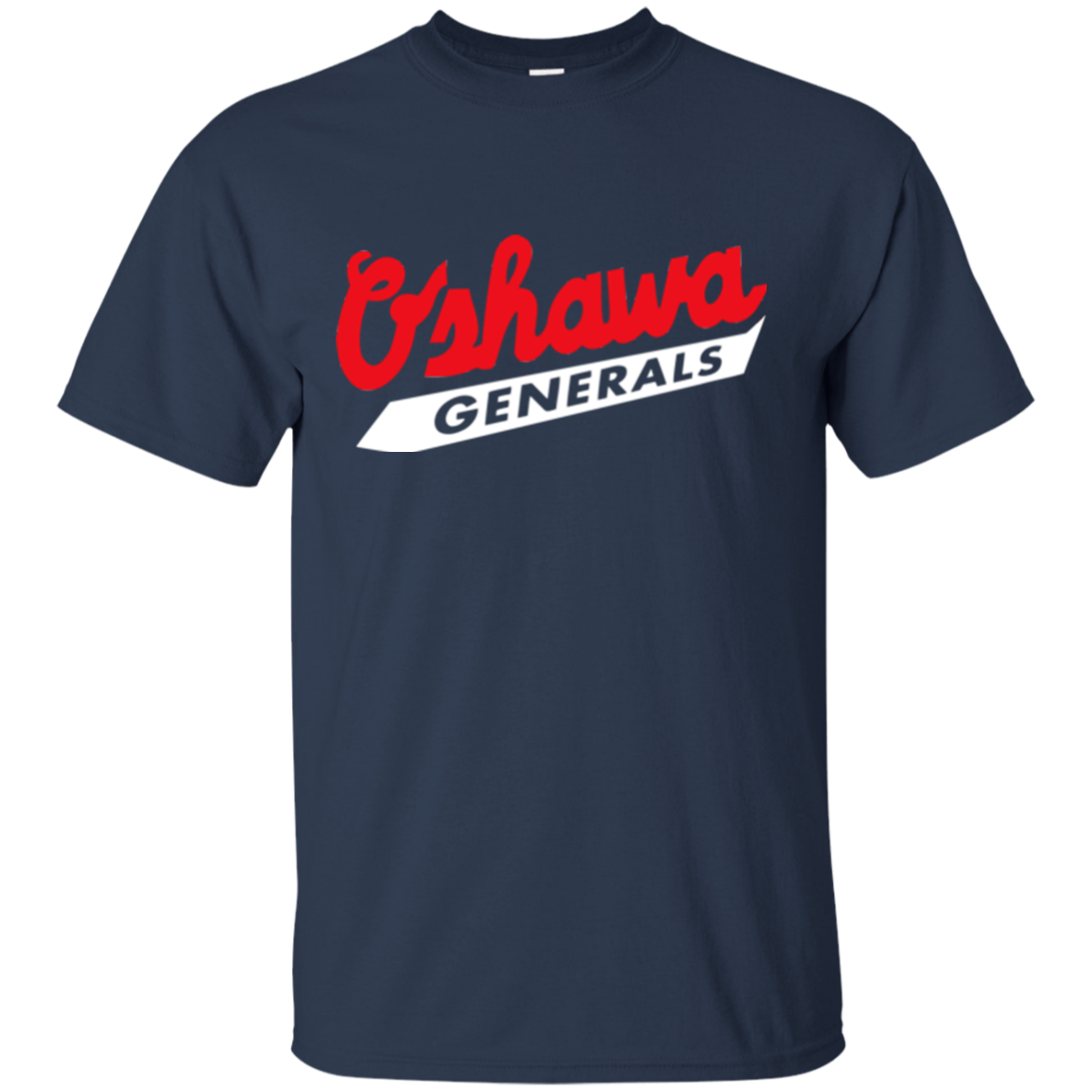 Oshawa Generals, OHL, Ontario, Major Junior, Hockey TShirt Navy T