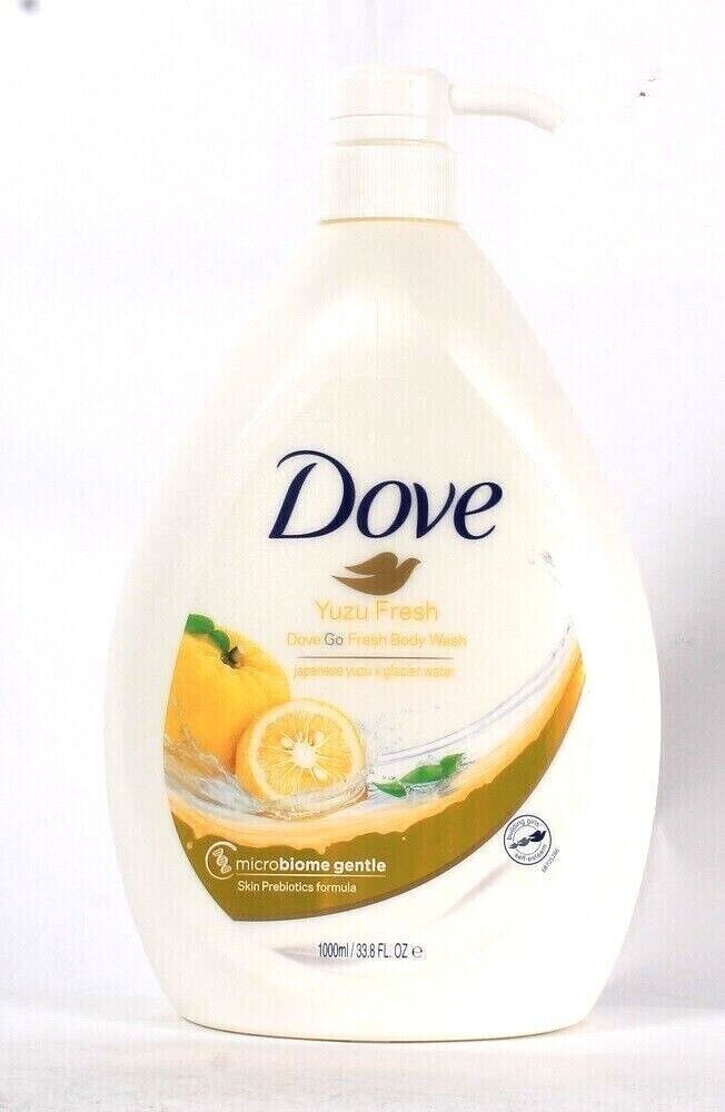 Dove Rebalancing Yuzu Fresh Microbiome Gentle Body Wash 33.8 Fl Oz ...