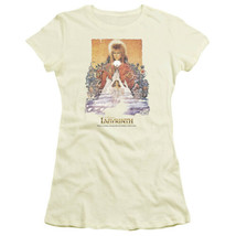 Labyrinth Movie Poster Image Baby Doll/Juniors T-Shirt David Bowie NEW U... - $19.34+
