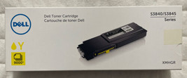 Dell S3840 / S3845 Yellow Extra High Yield Toner Cartridge XMHGR OEM Sealed Box - $186.10