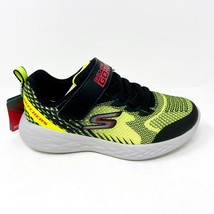 Skechers Boys Go Run 600 Baxtux Yellow Black Kids Size 12 Sneakers - $37.95
