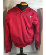 Gear For Sports Red Pullover PGA Tour Jacket Windbreaker Size XL Elastic... - $49.49