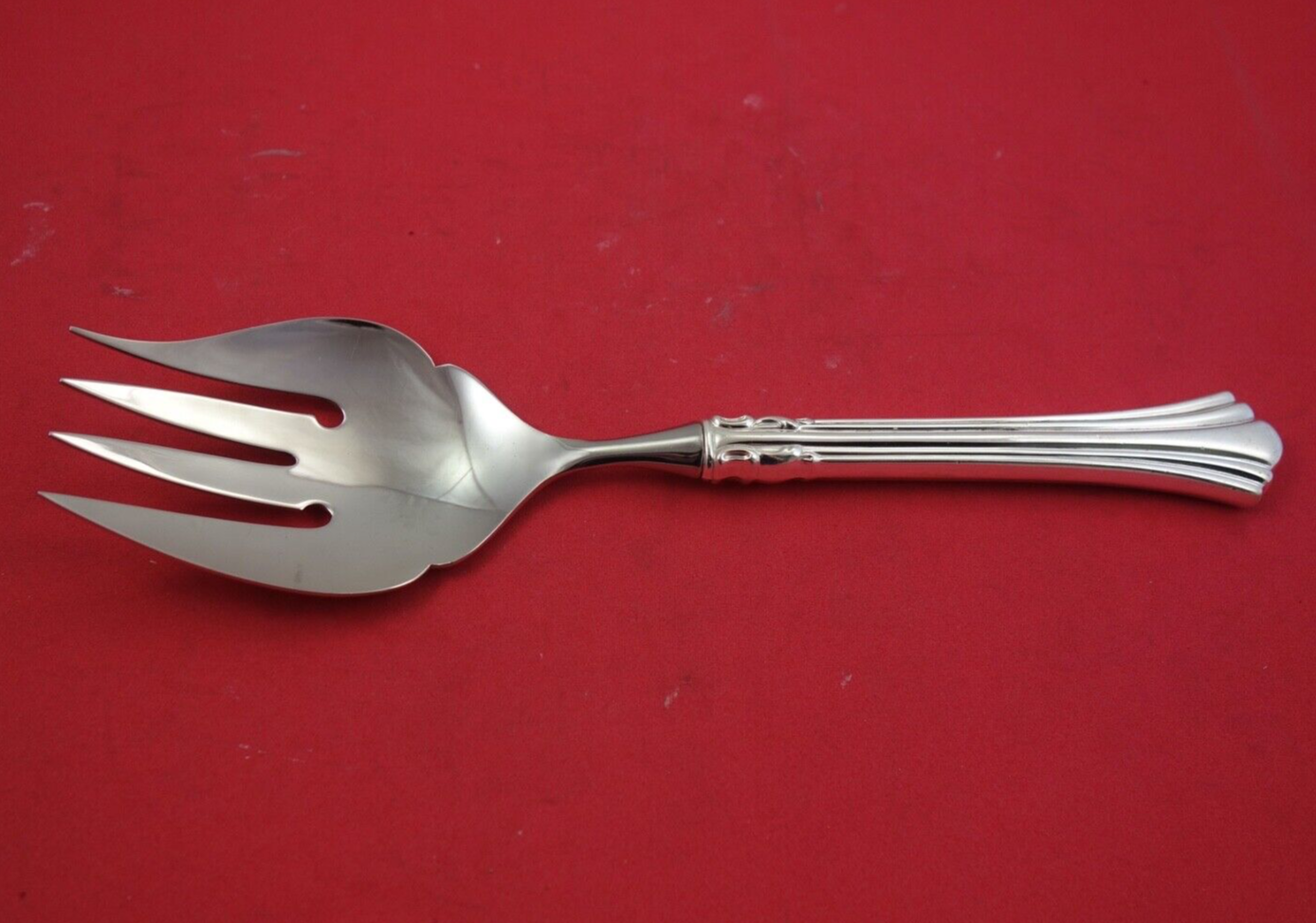 Primary image for Eighteenth Century by Reed and Barton Silver Salad Serving Fork original 9 1/4"