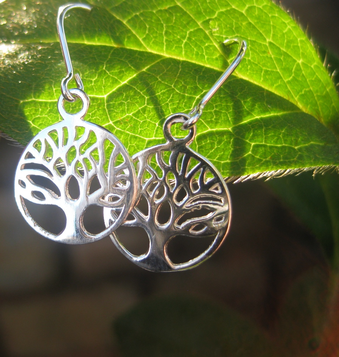 Powerful Tree of Life dangle Earrings Cast with 10 Ancient spells