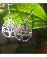 Powerful Tree of Life dangle Earrings Cast with 10 Ancient spells - $23.33