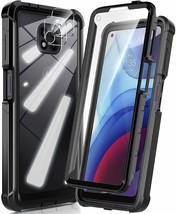 HATOSHI Motorola Moto G Power 2021 Case with Built in Screen Protector Clear - $24.72